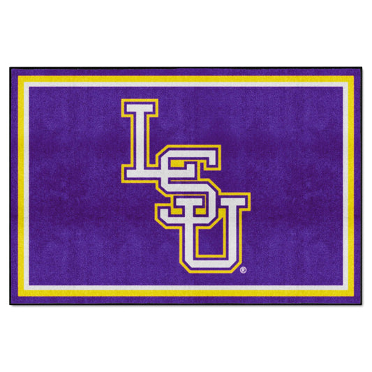 LSU Area Rug 5x8