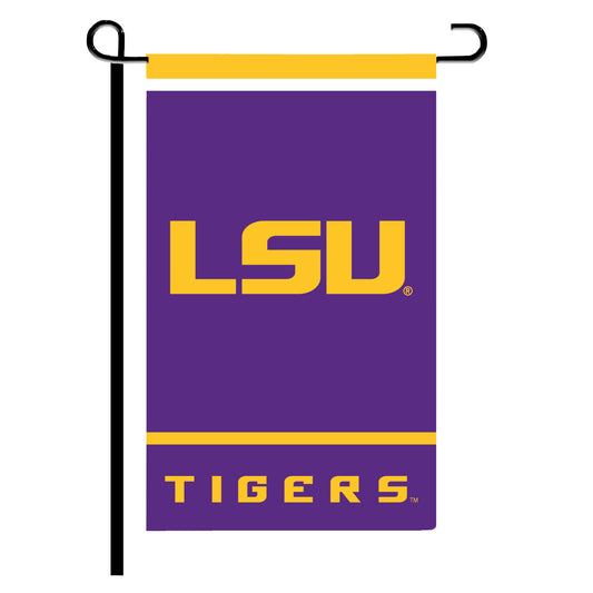 LSU Garden Flag 12x18
