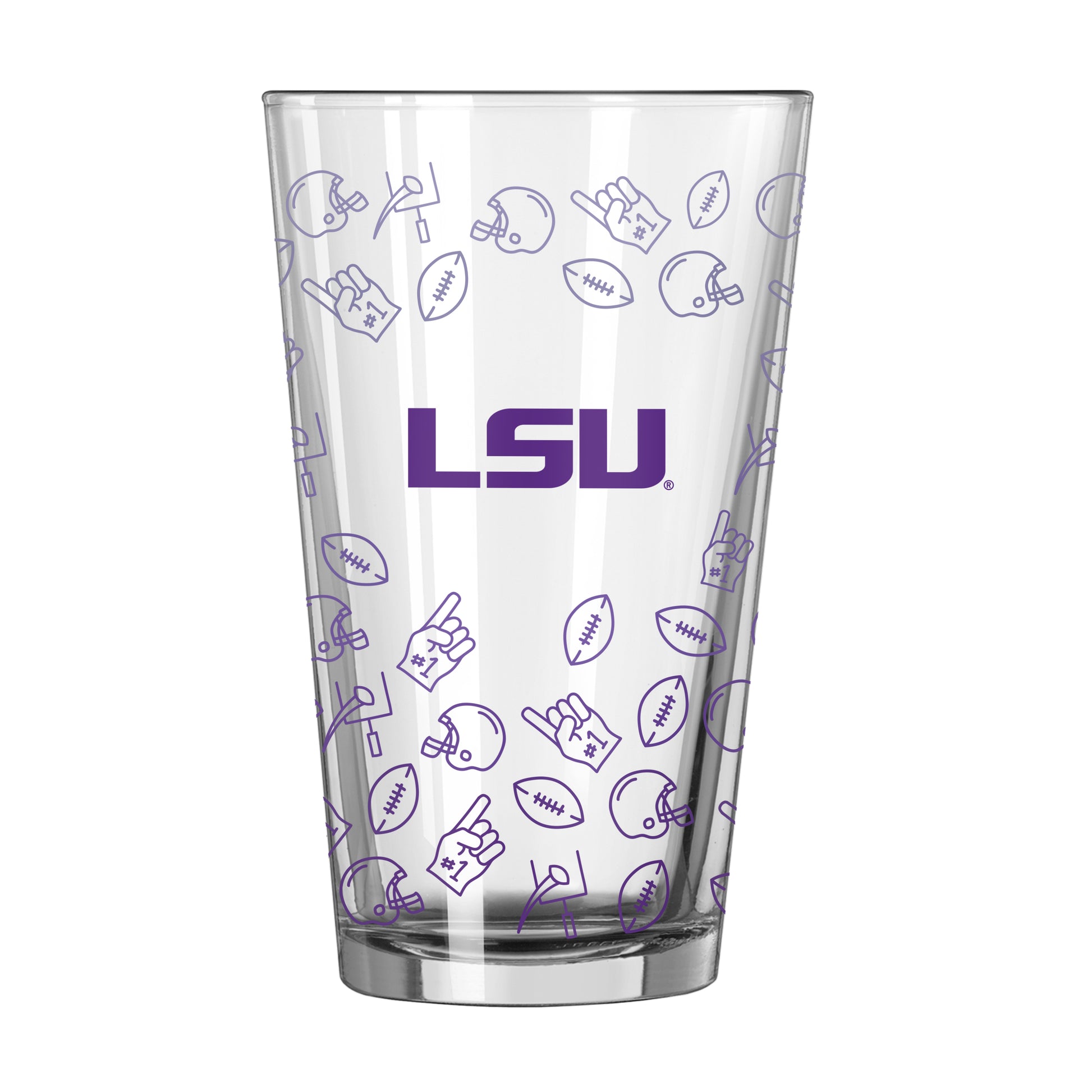 LSU 16oz Ombre Playmaker Pint Glass