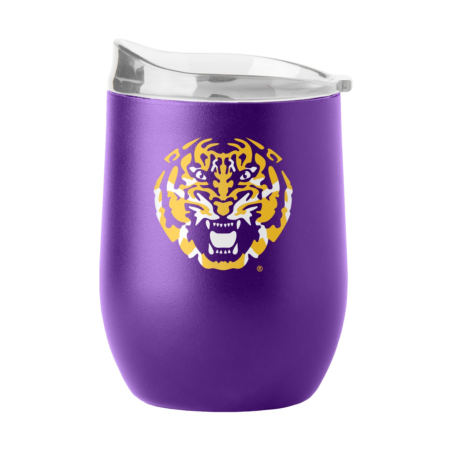 LSU 16oz Alternate Logo Powder Coat Curved Bev