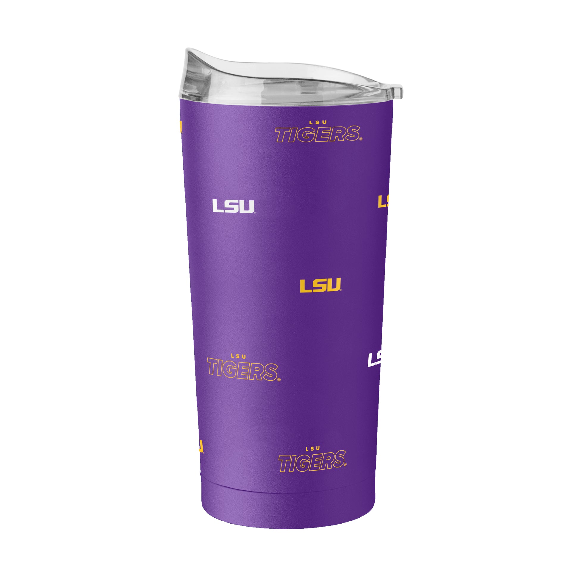 LSU 20oz Step And Repeat Powder Coat Tumbler