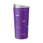 LSU 20oz Step And Repeat Powder Coat Tumbler