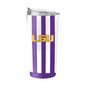LSU 20oz Striped Powder Coat Tumbler