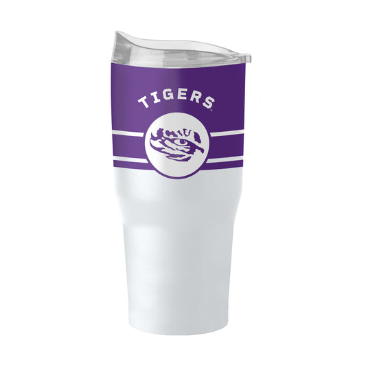 LSU 30oz Colored Horizon Powder Coat Tumbler