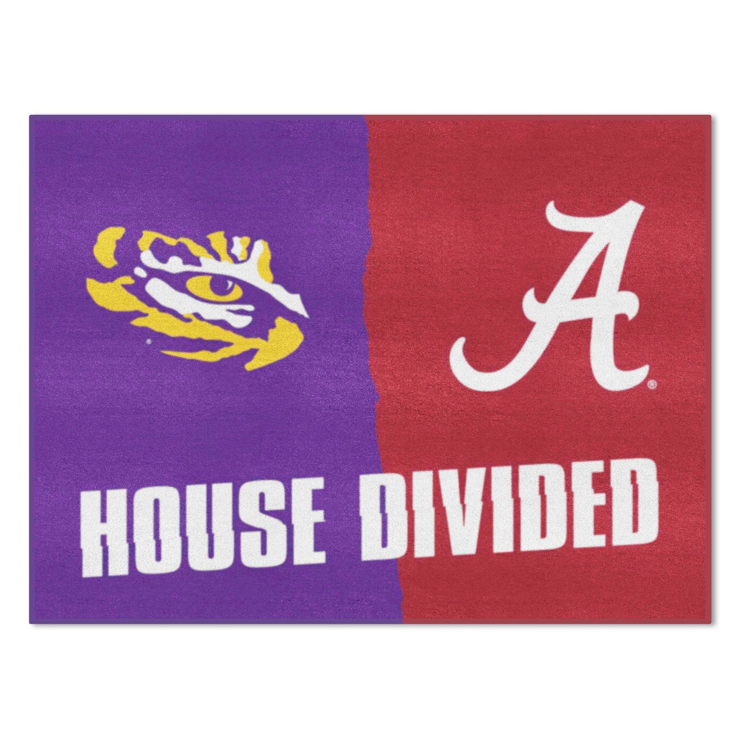House Divided Mat - LSU / Alabama