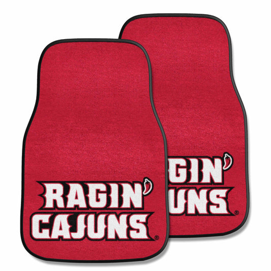 Louisiana-Lafayette 2-pc Carpet Car Mat Set