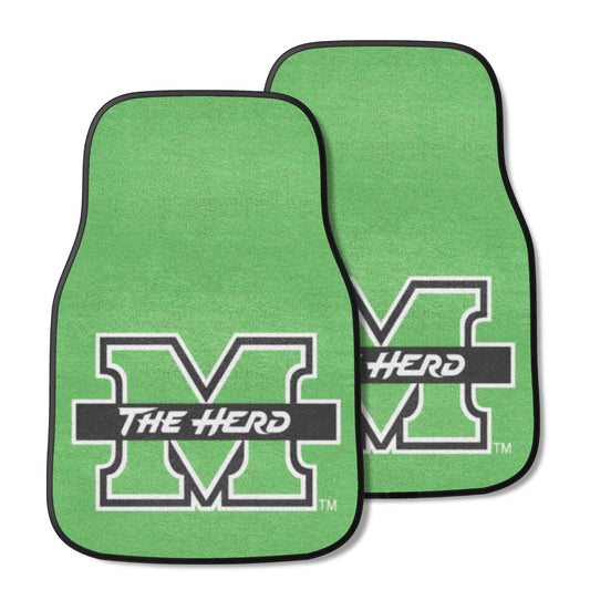Marshall University 2-pc Carpet Car Mat Set