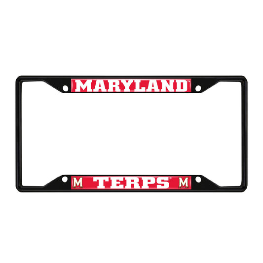 University of Maryland Black License Plate Frame