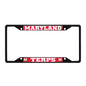 University of Maryland Black License Plate Frame