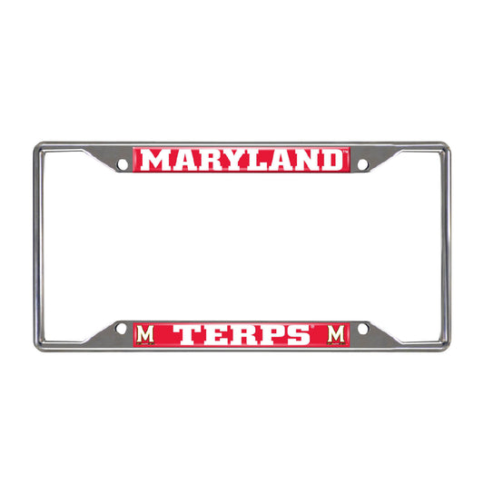 University of Maryland Chrome License Plate Frame