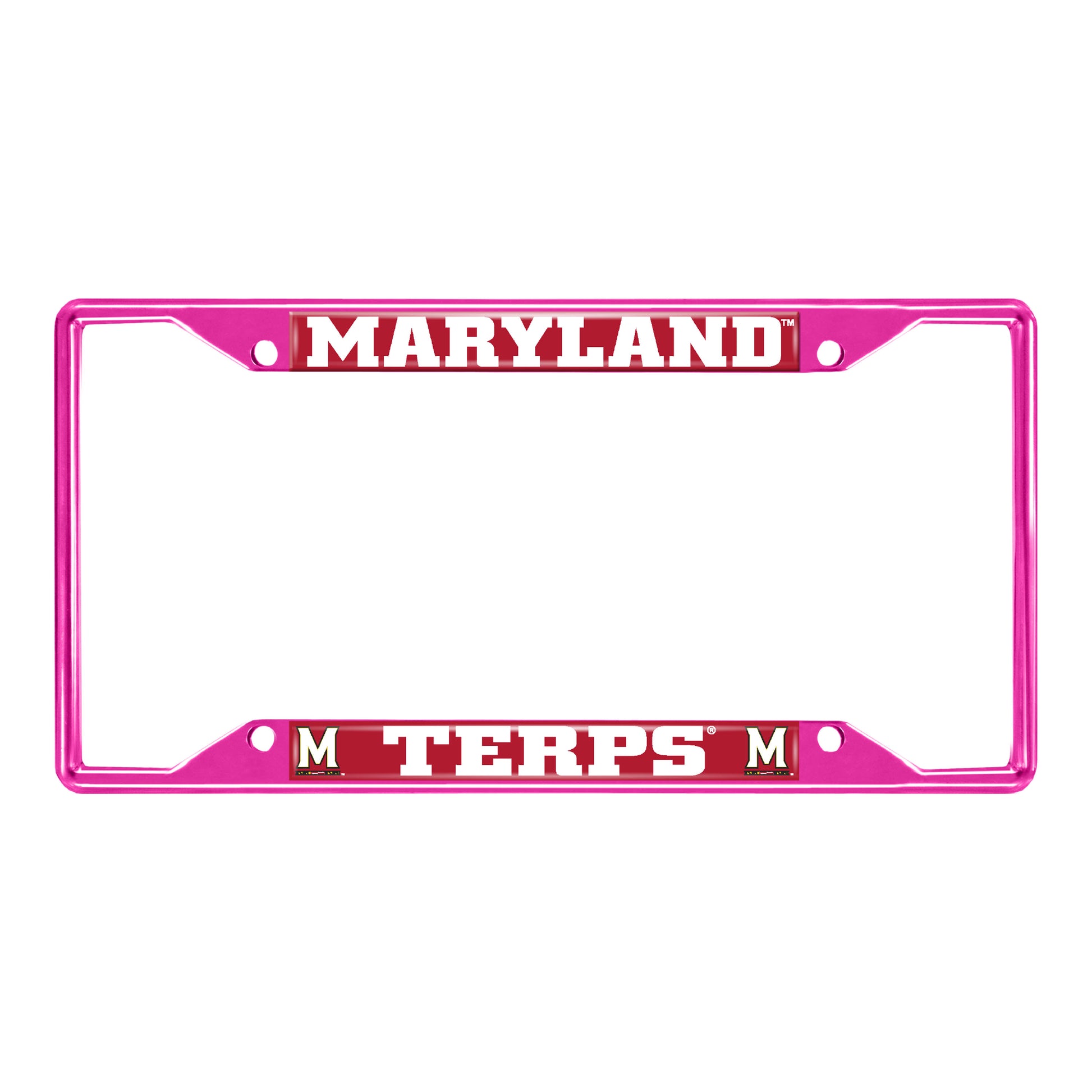 Maryland-Pink License Plate Frame