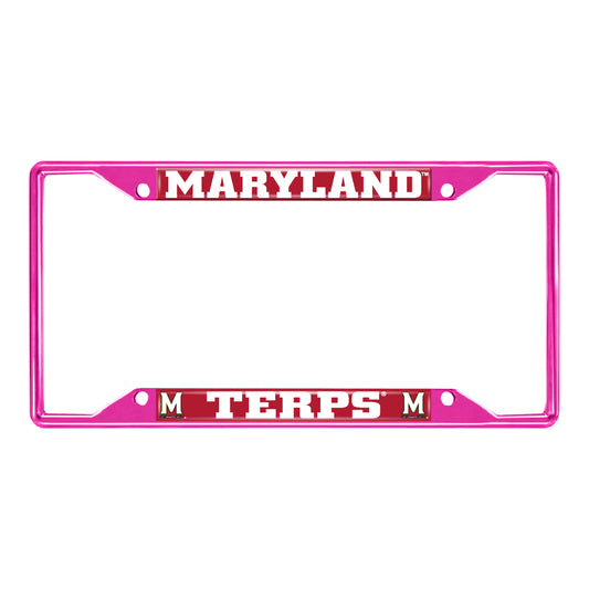 Maryland-Pink License Plate Frame