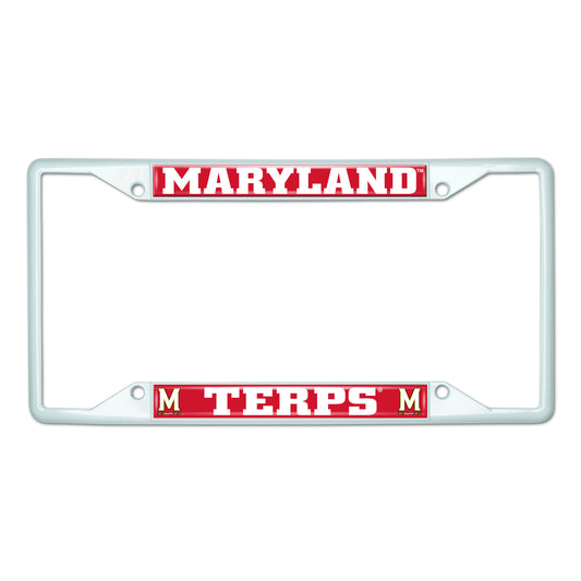 Maryland-White License Plate