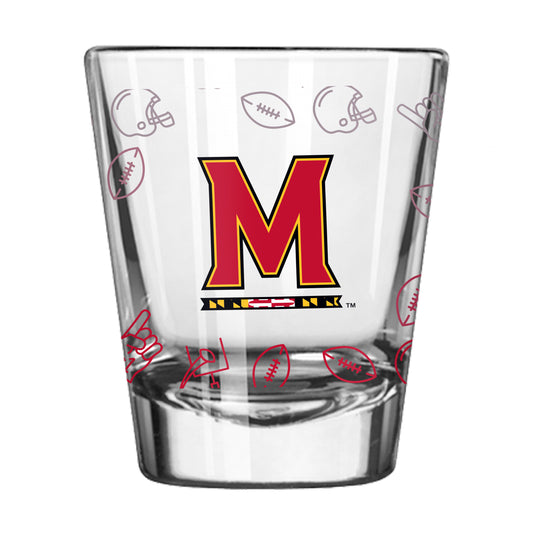 Maryland 2oz Ombre Playmaker Shot Glass