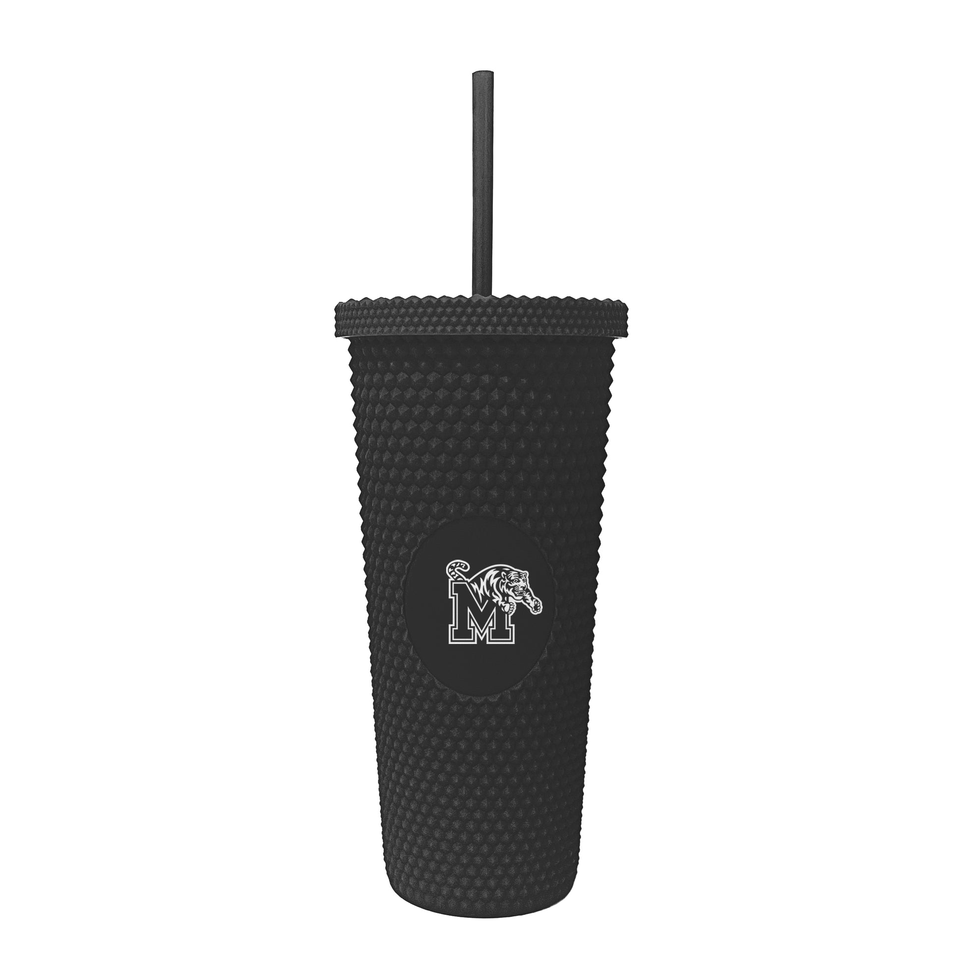 Memphis Black 24oz Studded Tumbler