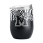 Memphis 16oz Tiger Stripe Black Powder Coat Curved Bev