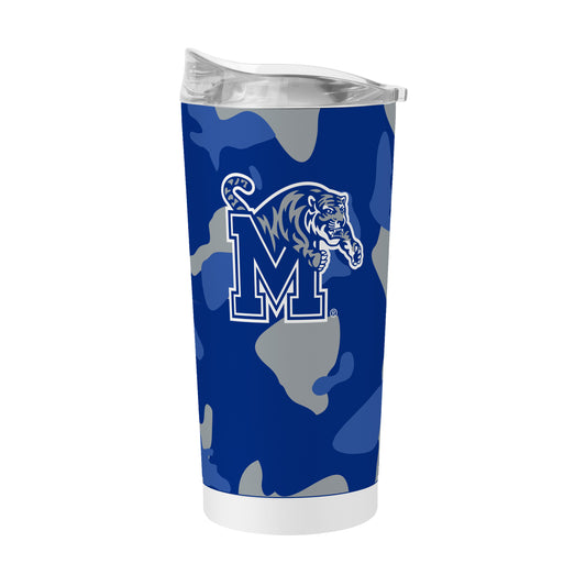 Memphis 20oz Camo Powder Coat Tumbler