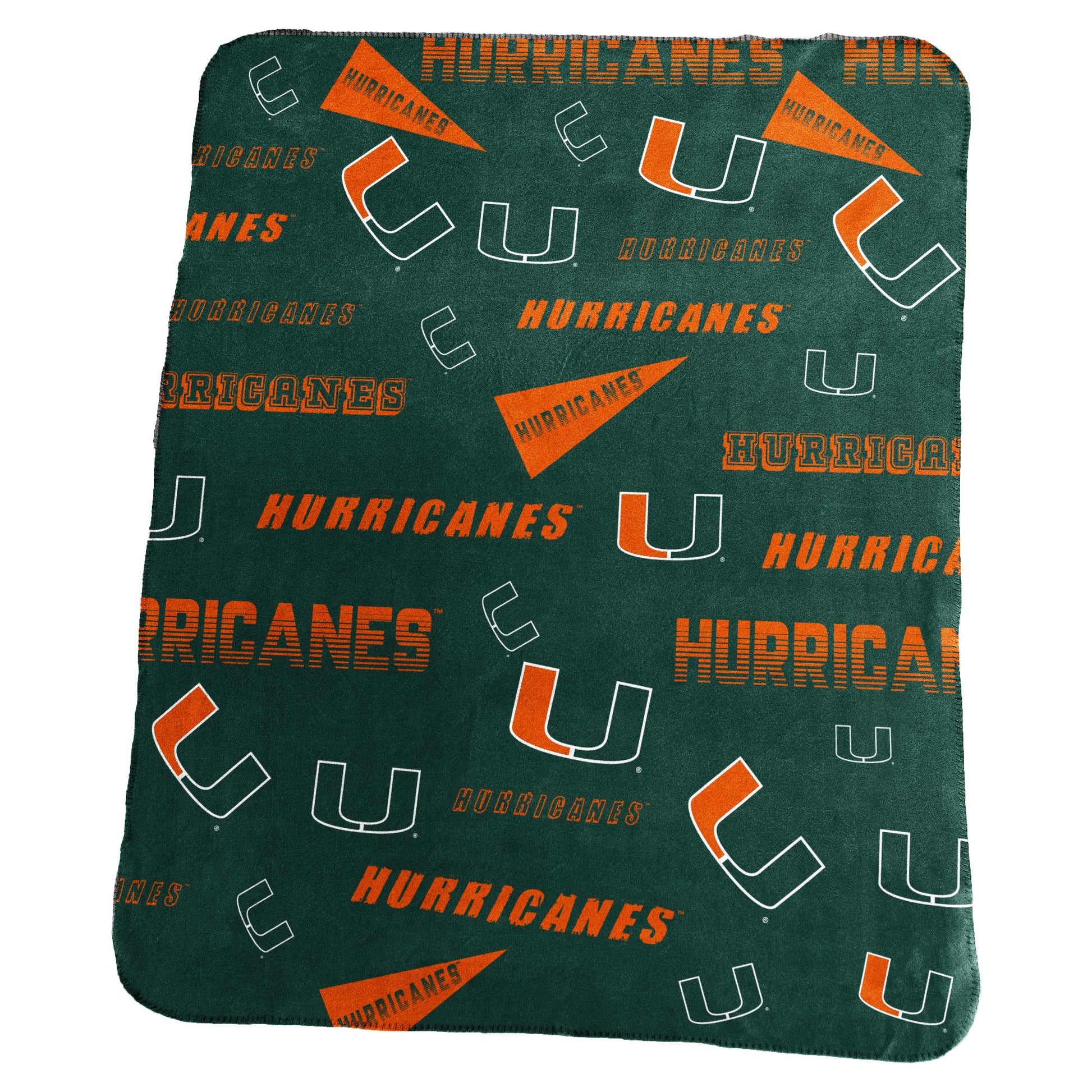 Miami Hurricanes Fanatics Classic Fleece Throw