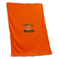 Miami Screened Sweatshirt Blanket