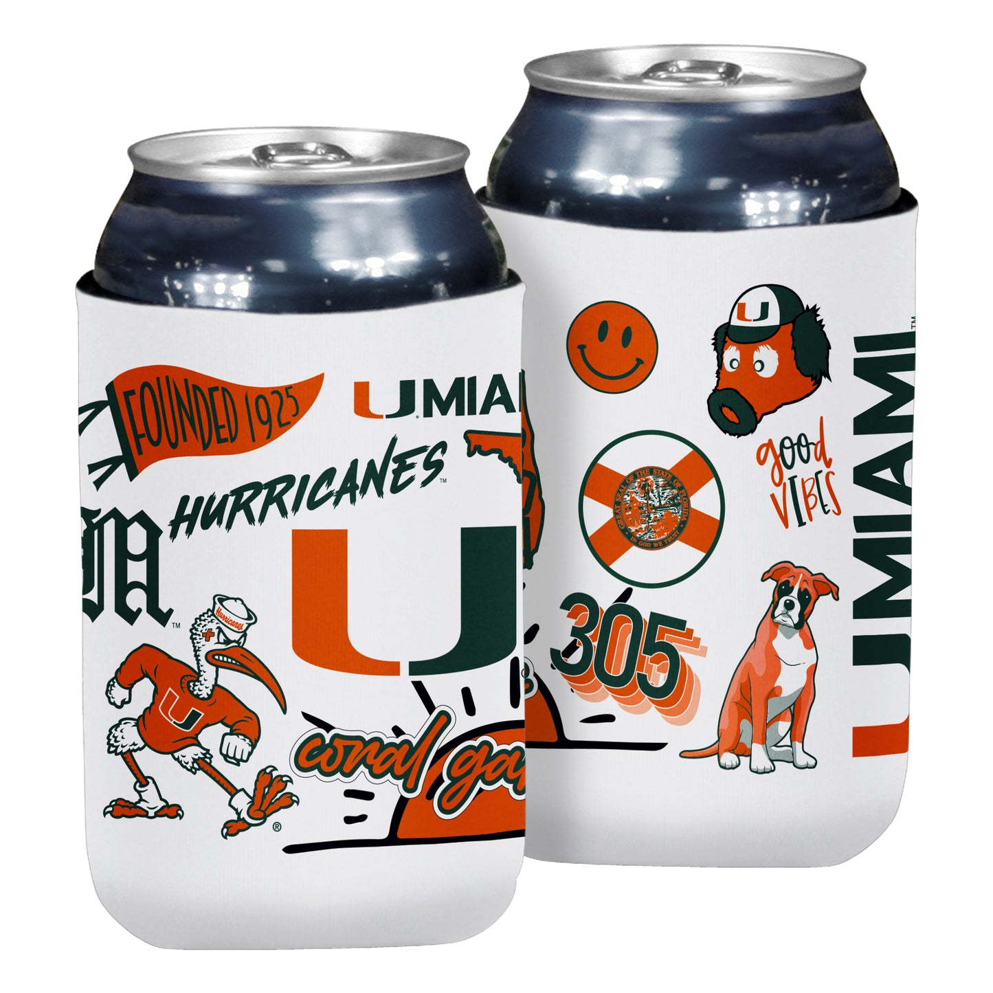 Miami Hurricanes Insulated Native Can Sleeve