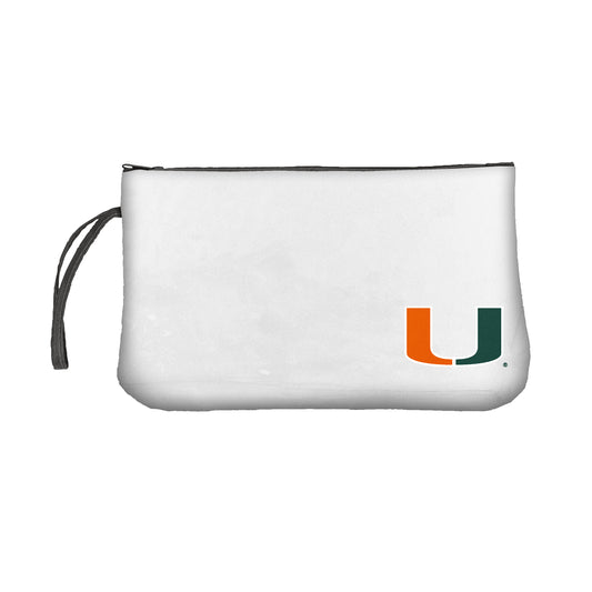 Miami Hurricanes Clear Wristlet