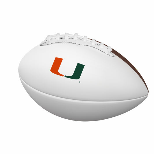 Miami Hurricanes Mini Autograph Football