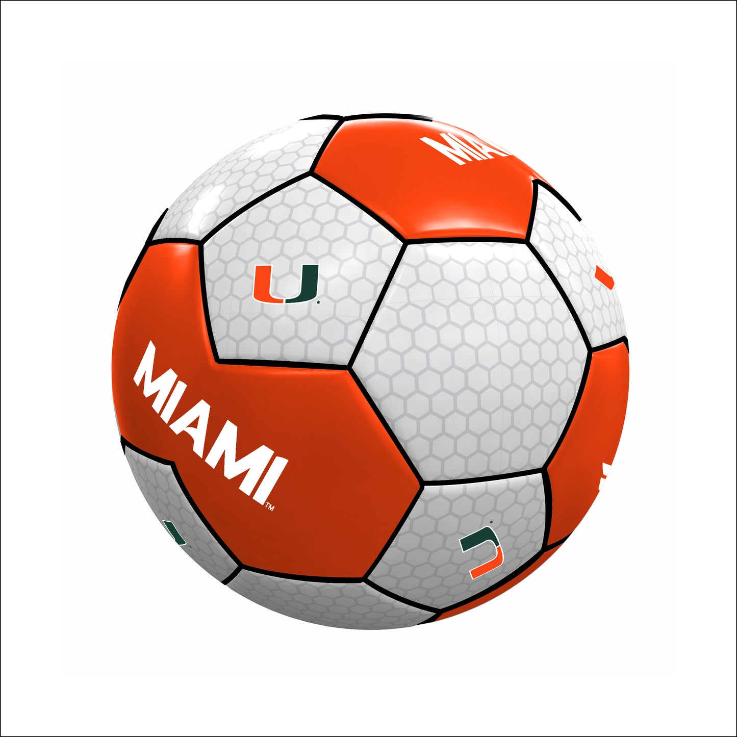 Miami Hurricanes Size 1 Soccer Ball