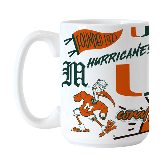 Miami Hurricanes 15oz Native Sublimated Mug