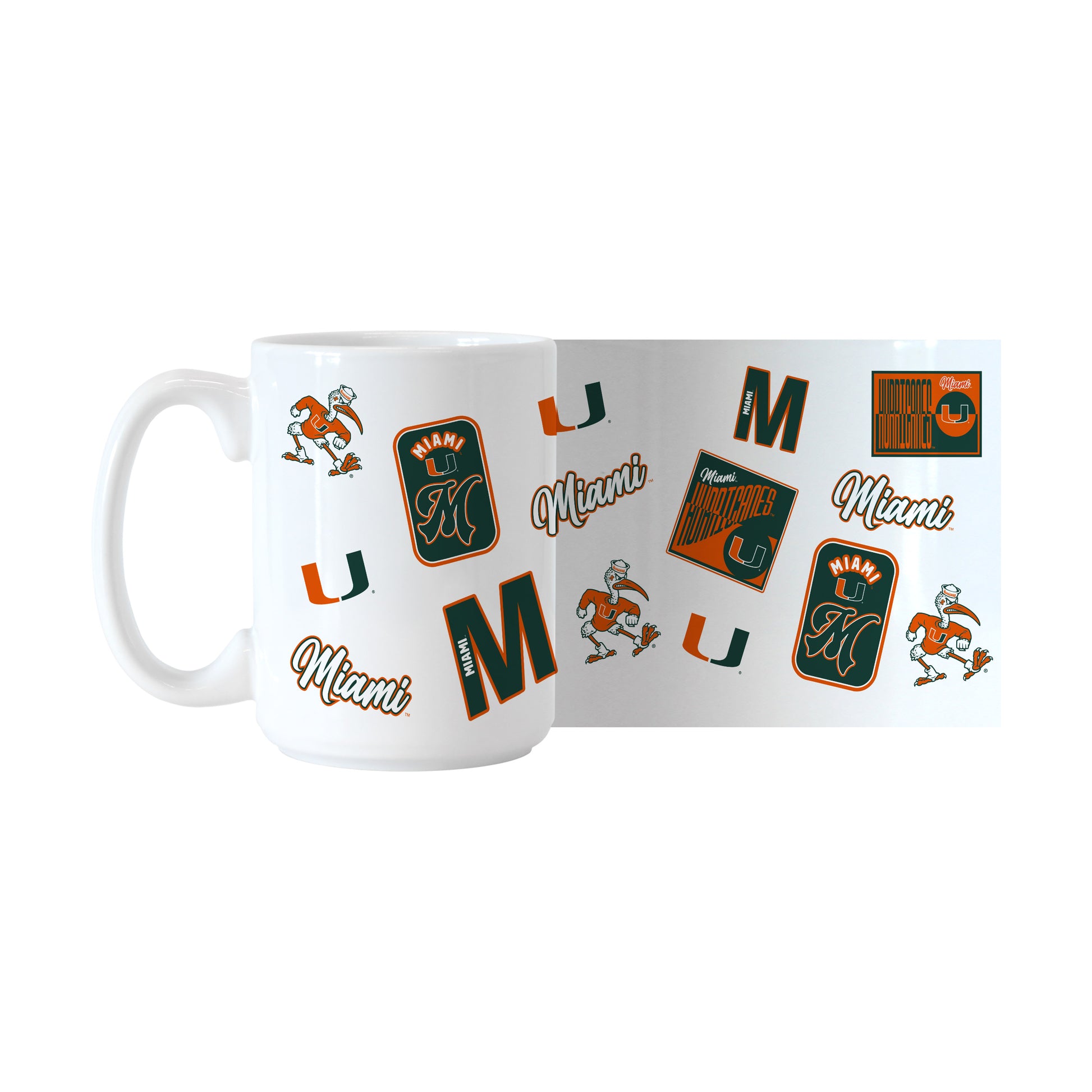 Miami Hurricanes 15oz Dreamweave Sublimated Mug