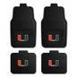 University of Miami 4-pc Vinyl Car Mat Set