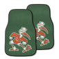 University of Miami 2-pc Carpet Car Mat Set
