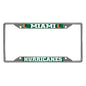 University of Miami Chrome License Plate Frame