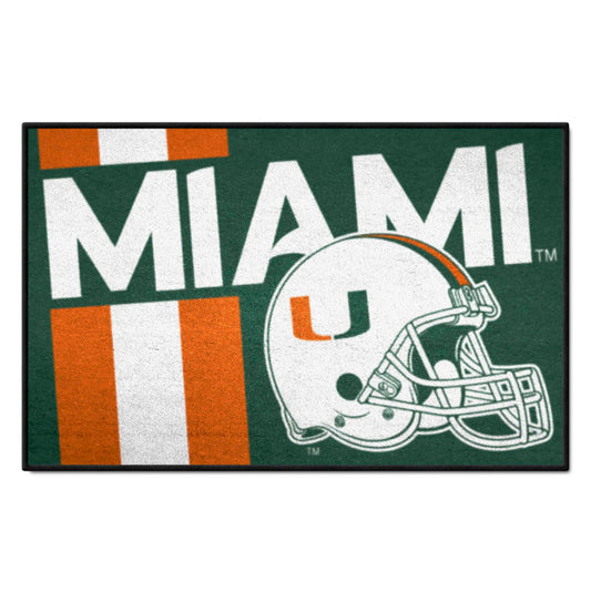 University of Miami Hurricanes Starter Mat - Uniform