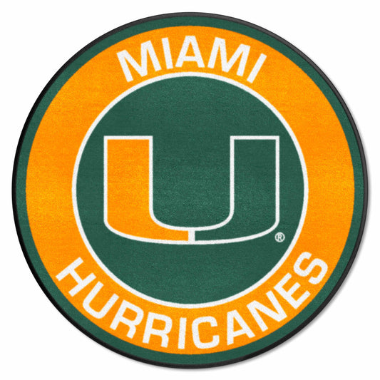 University of Miami Hurricanes Roundel Mat