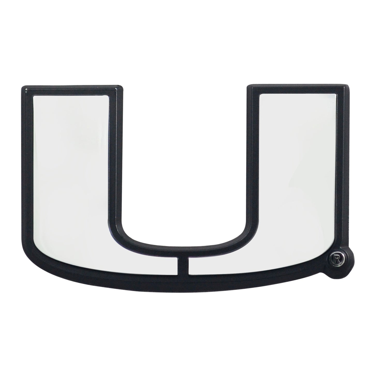 University of Miami Hurricanes Chrome Emblem