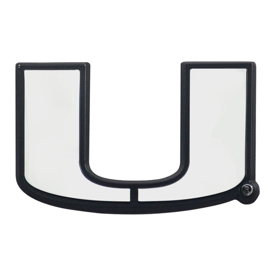 University of Miami Hurricanes Chrome Emblem