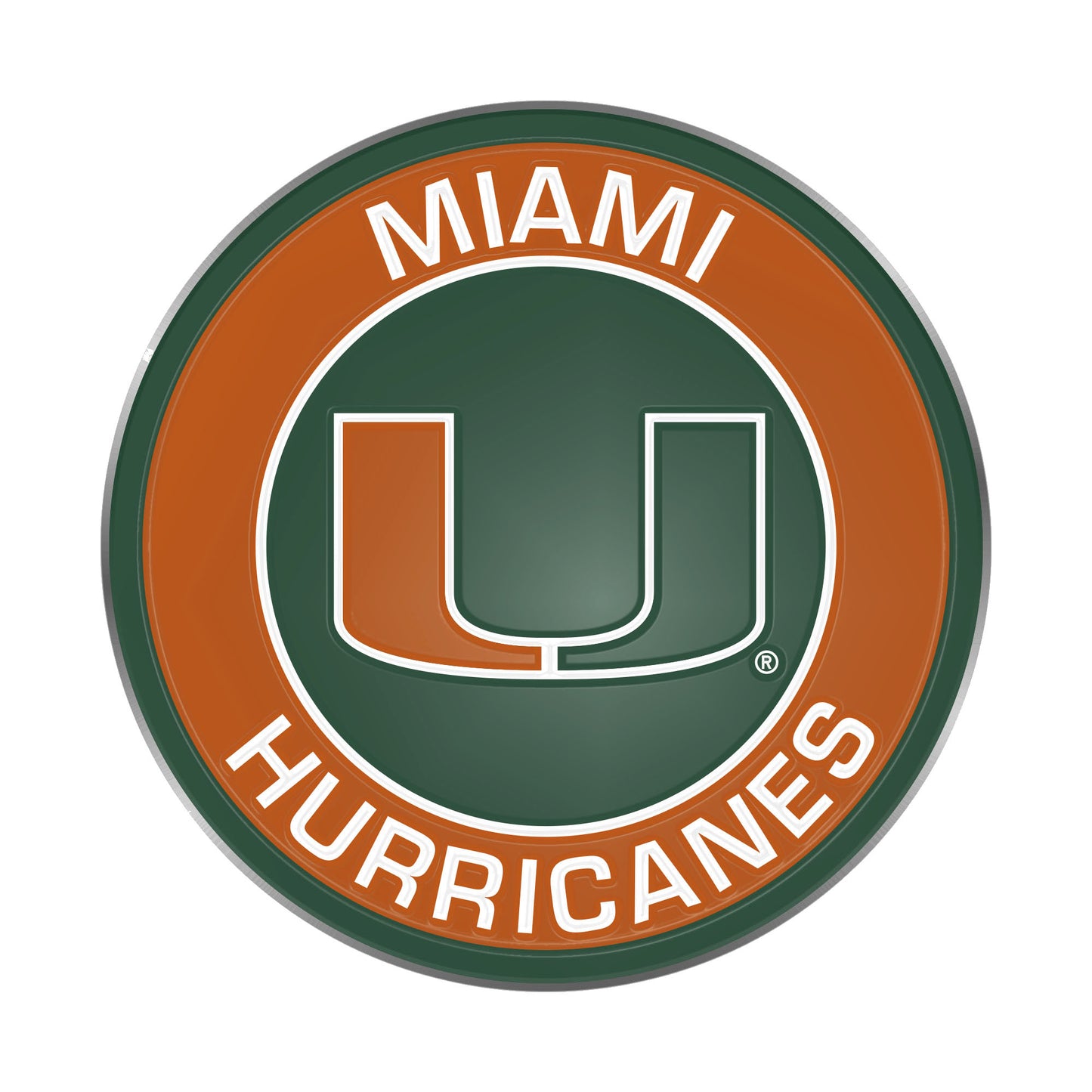 TRINITY University of Miami Hurricanes-Color Emblem