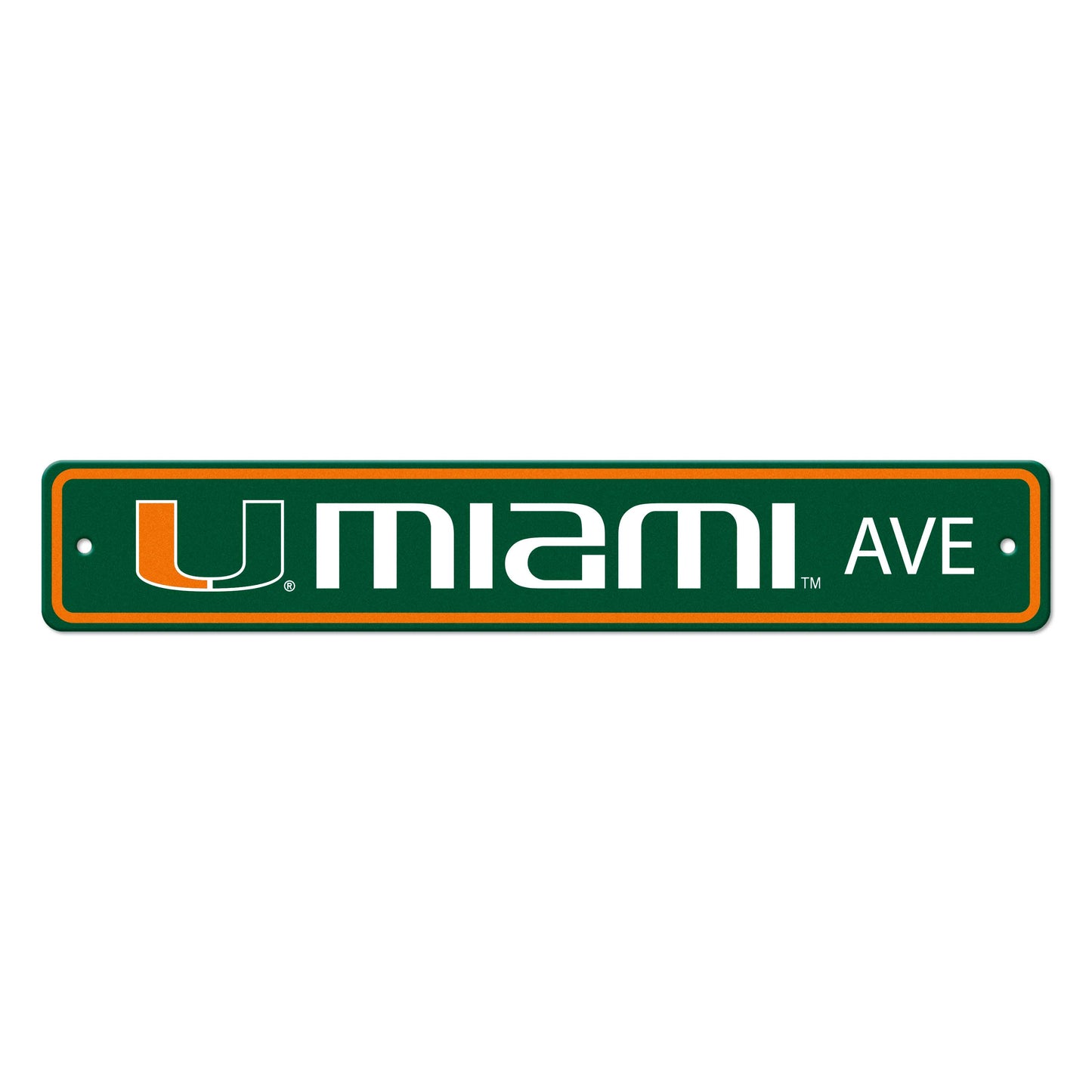 University of Miami Hurricanes Street Sign