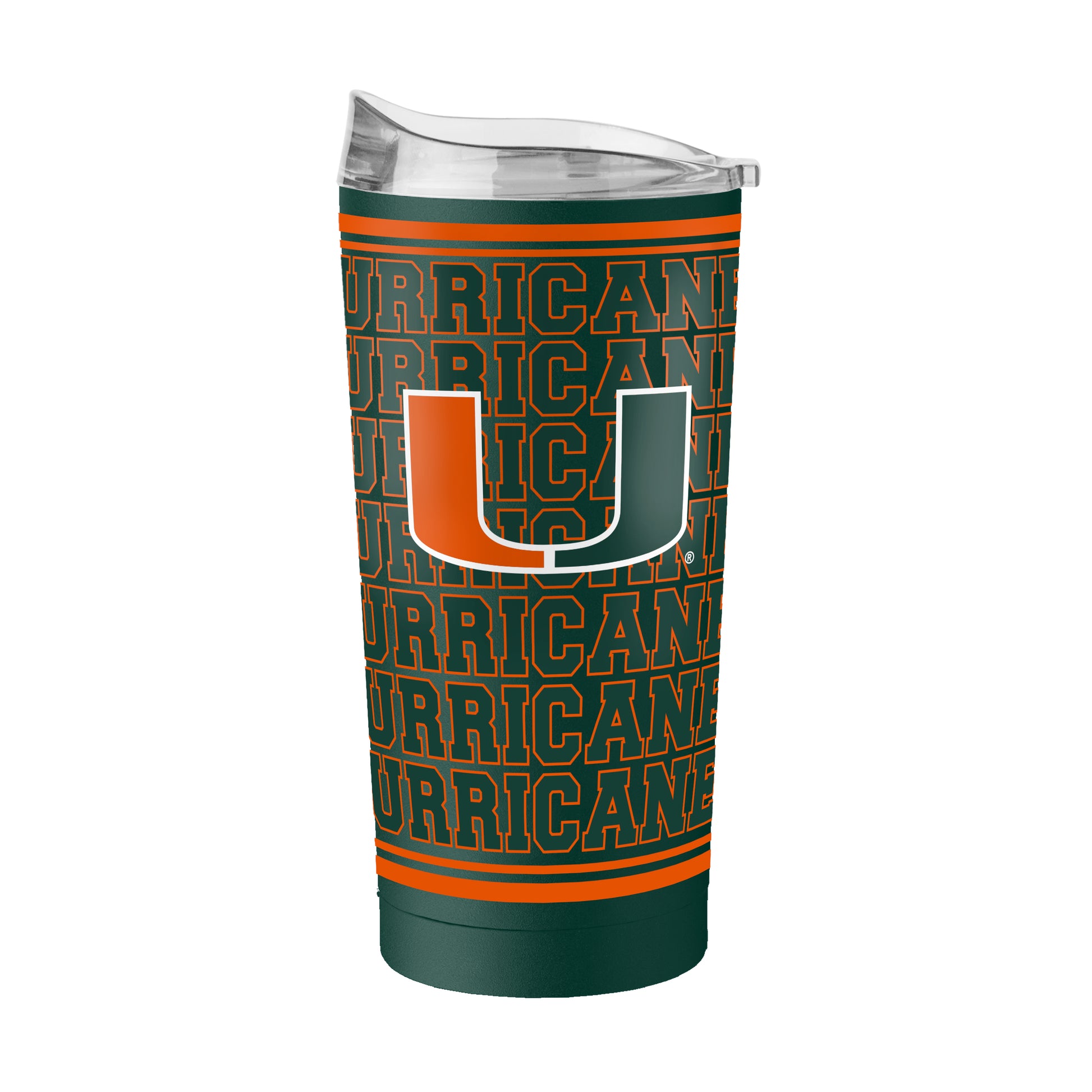 Miami Hurricanes 20oz Echo Powder Coat Tumbler