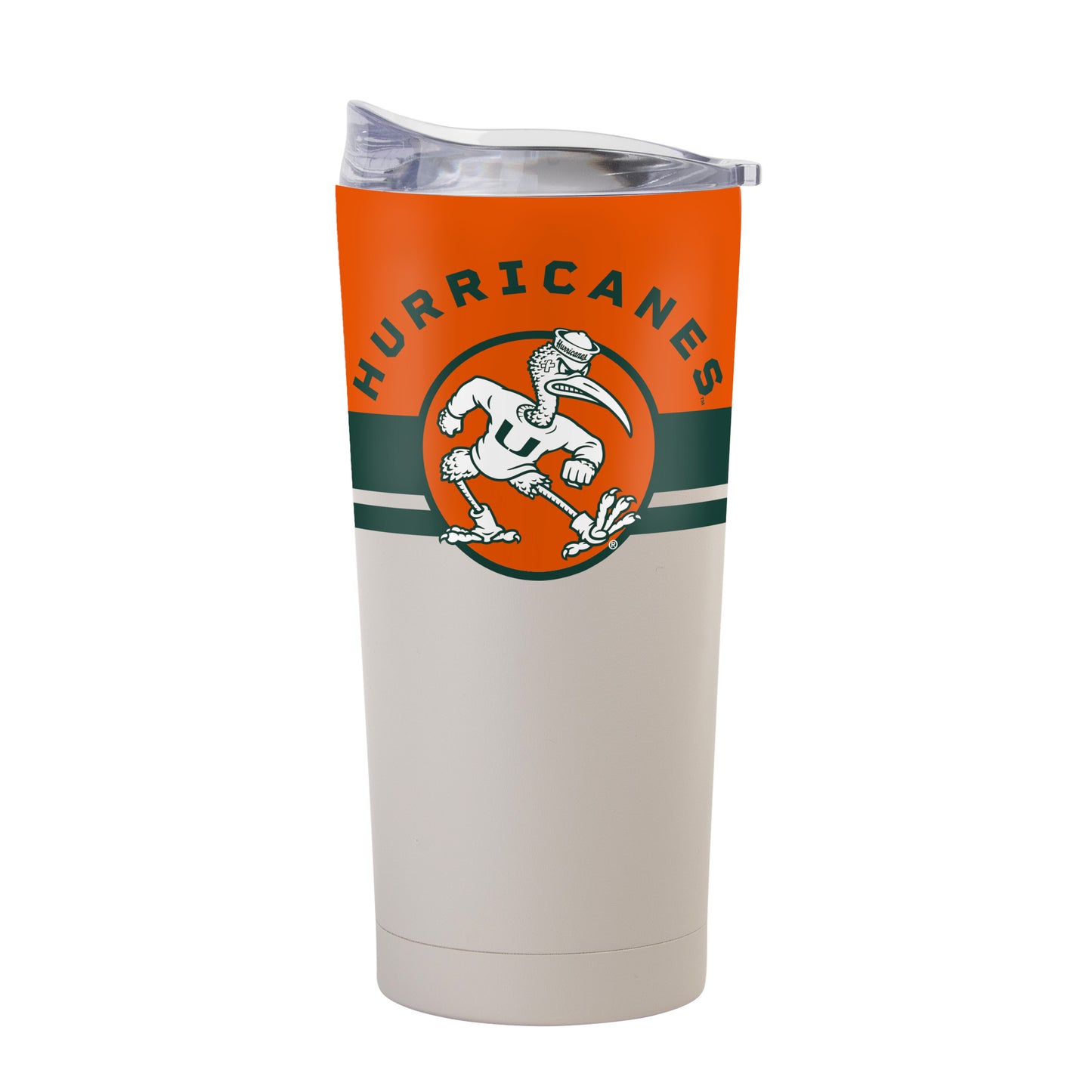 Miami Hurricanes 20oz Horizon Powder Coat Tumbler