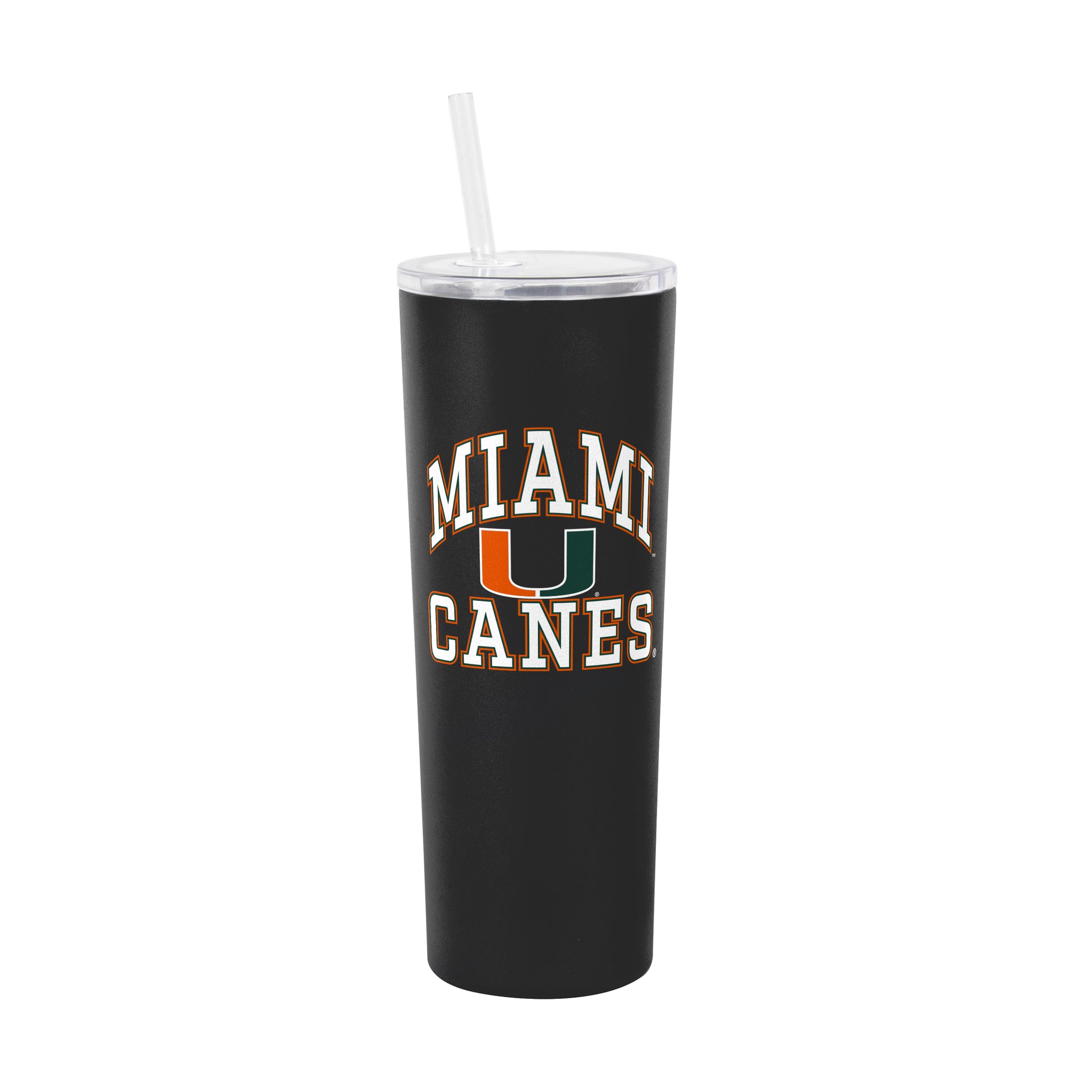 Miami Hurricanes 30oz Athletic SS Straw Tumbler
