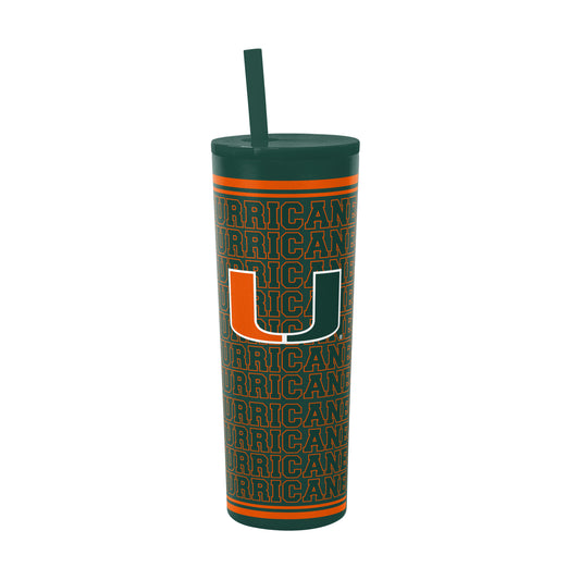 Miami Hurricanes 30oz Echo SS Straw Tumbler