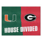 House Divided Mat - Miami / Georgia