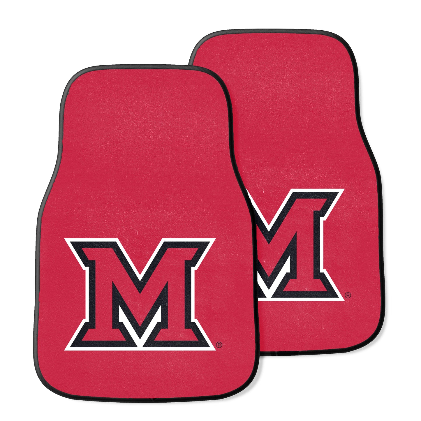 Miami University 2-pc Carpet Car Mat Set