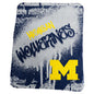 Michigan Classic Graffiti Fleece Throw