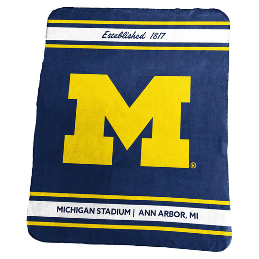 Michigan Stadium Classic Fleece Throw