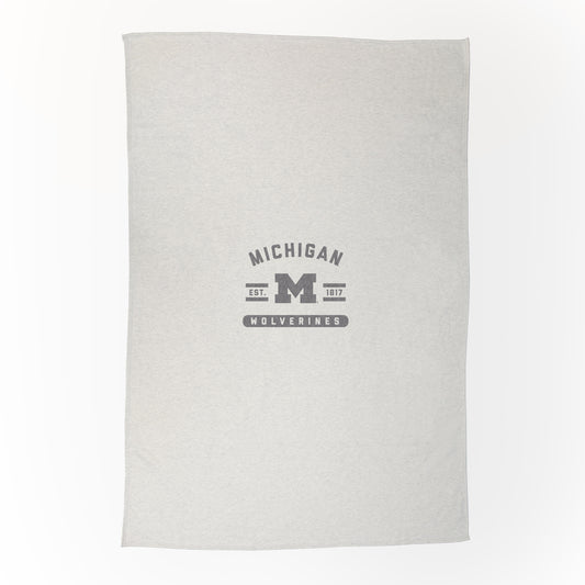 Michigan Sublimated Sweatshirt Blanket