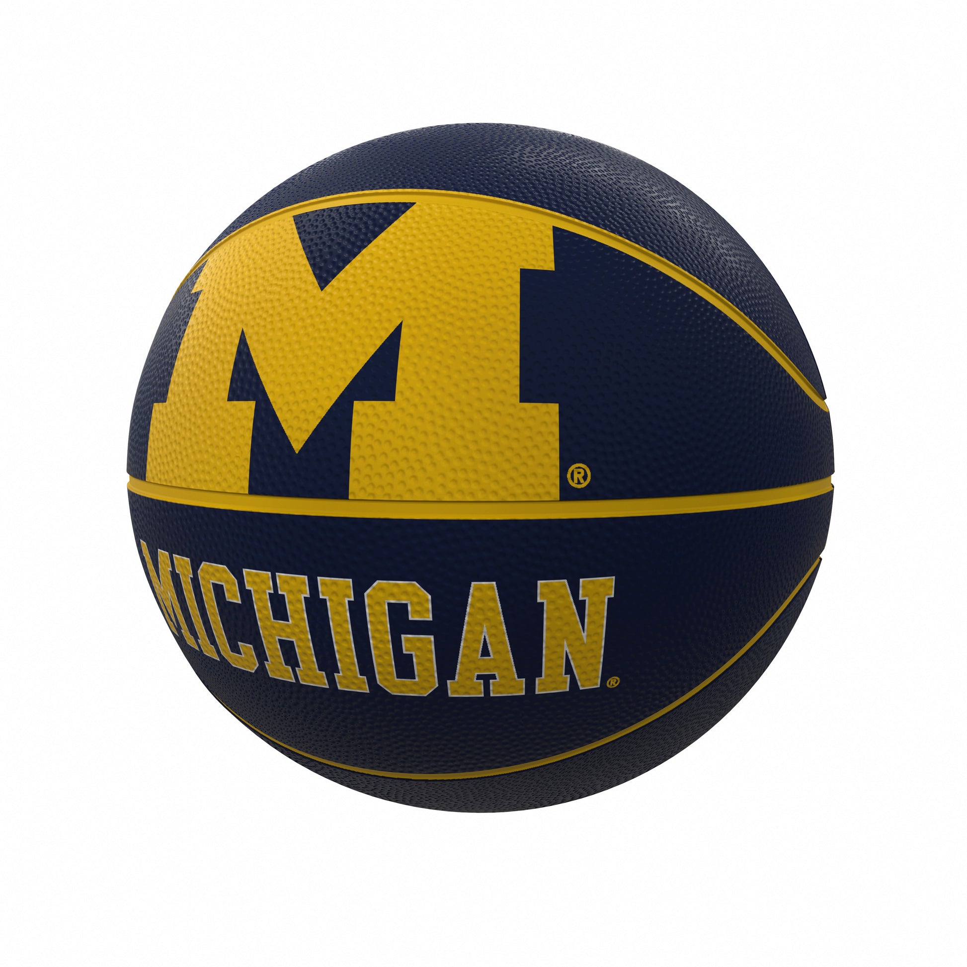 Michigan Mascot Official-Size Rubber Basketball