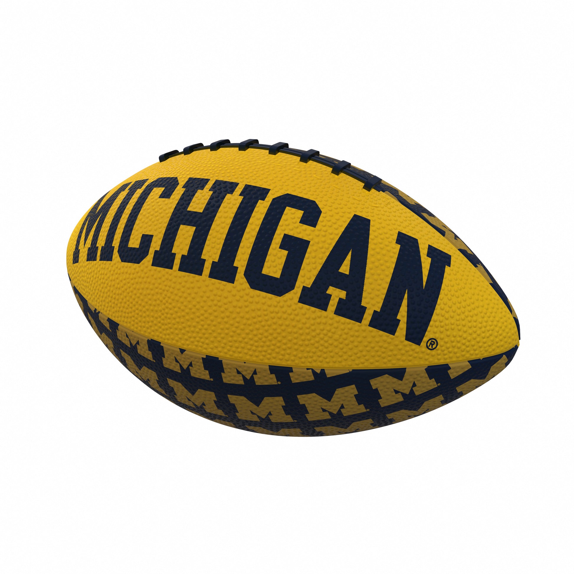 Michigan Repeating Mini-Size Rubber Football
