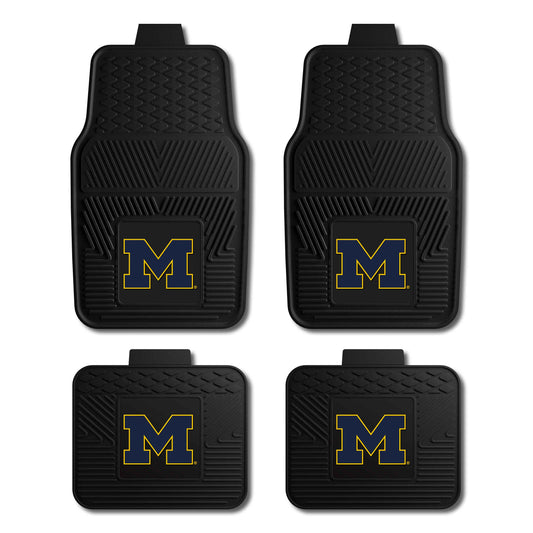 University of Michigan 4-pc Vinyl Car Mat Set
